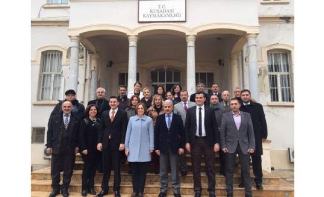 MHP Aydın Teşkilatı Kuşadası’nı ziyaretlerde bulundu