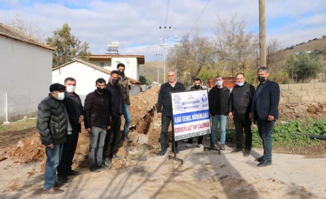 Aydın Büyükşehir Belediyesi Savrandere Mahallesi’nin Altyapısını Yeniliyor