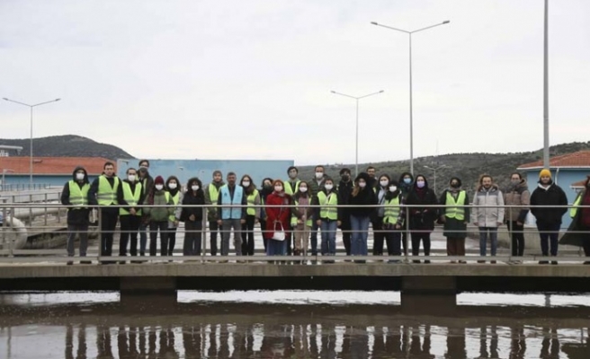 İstanbul Teknik Üniversitesi Öğrencileri Aydın Büyükşehir Belediyesi’nin İleri Biyolojik Arıtma Tesisine Teknik Gezi Düzenledi