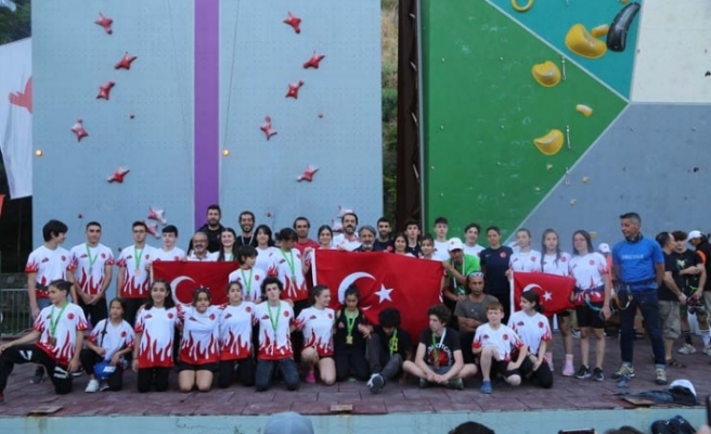 Efeler Belediyesi Ev Sahipliği Yaptı; Spor Tırmanış Türk Milli Takımı Balkan Şampiyonu Oldu
