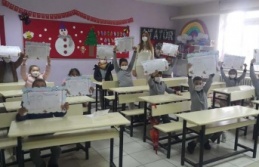 Çine’deki okullarda karne sevinci