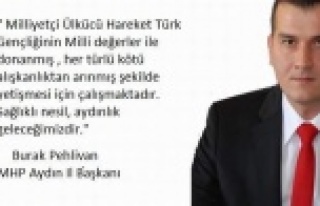 MHP Aydın İl Başkanı Başkanı Burak Pehlivan;...