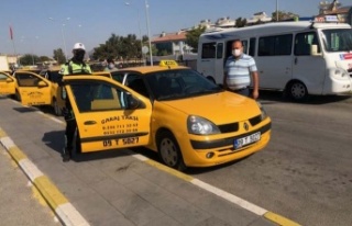 Çine’de ticari taksiler denetlendi