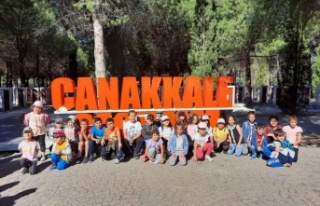 Cumhuriyet İlkokulu öğrencileri Çanakkale’yi...