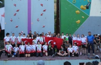 Efeler Belediyesi Ev Sahipliği Yaptı; Spor Tırmanış Türk Milli Takımı Balkan Şampiyonu Oldu