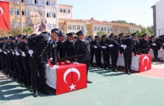 Aydın’da 483 polis adayı mezuniyet oldu