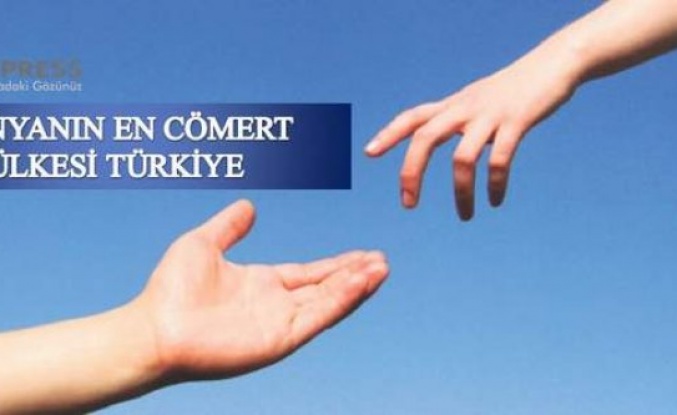 Dünyanın En Cömert Ülkesi Türkiye