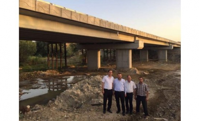 AK Parti’li Öz, Karpuzlu Çaltı Köprü çalışmalarını inceledi