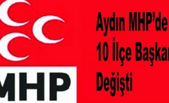Aydın MHP’de 10 İlçe Başkanı Görevden Alındı