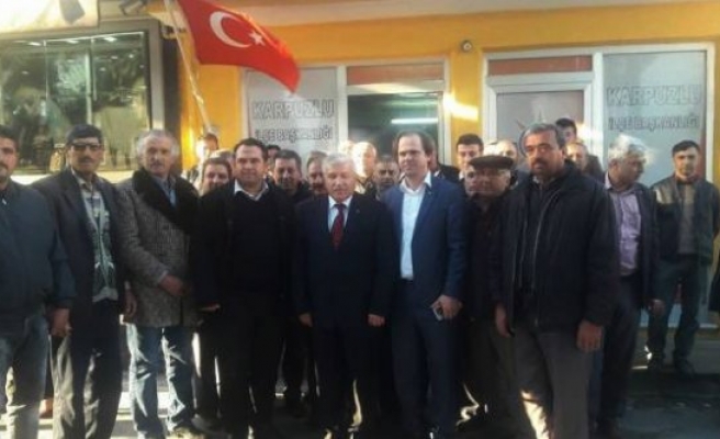 Ertürk, Karpuzlu İlçe Teşkilatını Ziyaret Etti