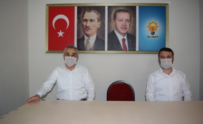 Mustafa Savaş'tan, AK Parti Çine Teşkilatına Tebrik Ziyareti