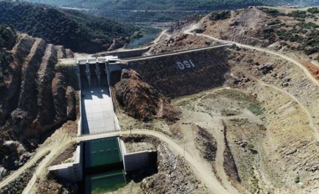 Gökbel Barajı'nda su tutulmaya başlandı
