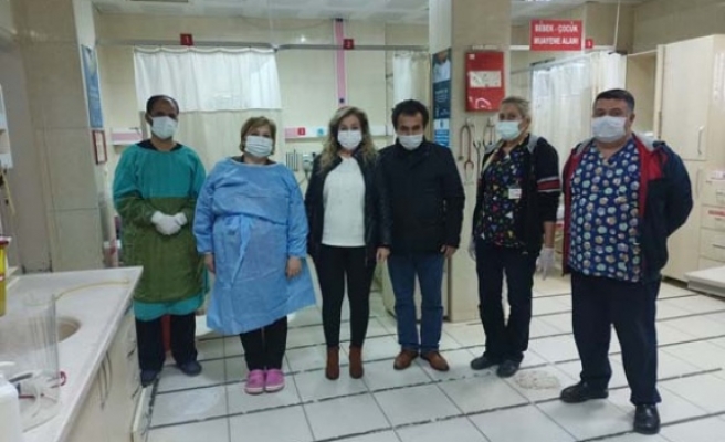 Çine MHP'den filyasyon ekiplerine destek