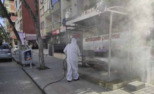 Büyükşehir Belediyesi Dezenfekte Çalışmalarına Devam Ediyor
