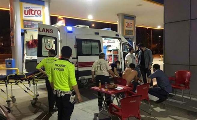 Çine’de bıçaklanan genç benzin istasyonuna sığındı