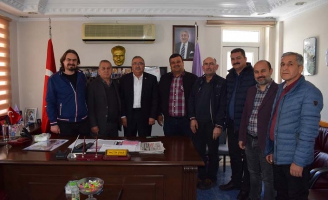 Milletvekili Süleyman Bülbül Esnaf Odası başkanını ziyaret etti