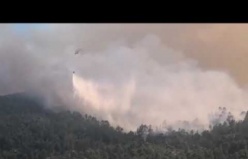 Akçaova’da Gökbel Dağında orman yangını 2