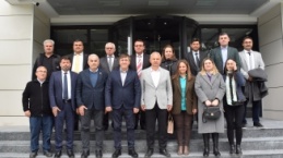 Belediye Başkanı ve CHP Belediye Başkan Adayı Mehmet Kıvrak Kaltun Madencilik Yönetim Kurulu Başkanı Yüksel Tuncer'i ziyaret etti
