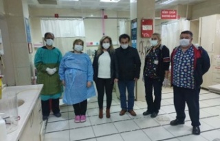 Çine MHP'den filyasyon ekiplerine destek