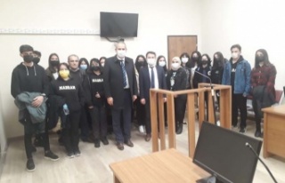 Madran Anadolu Lisesi öğrencileri, adliyeyi ziyaret...