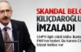 Skandal belgenin altında Kılıçdaroğlu'nun da...