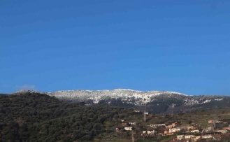 Mart ayında Madran Dağı’nda kar sürprizi